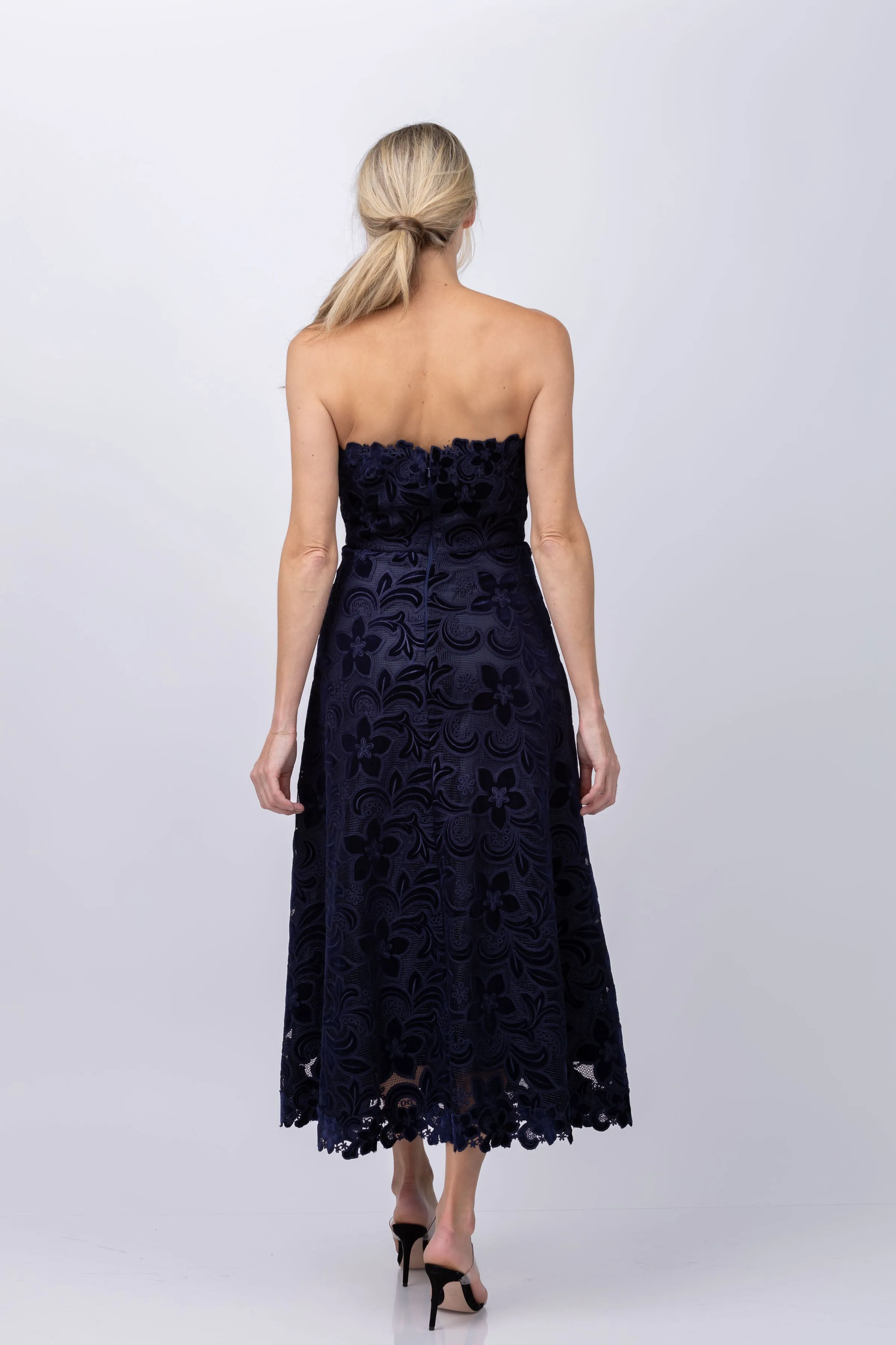 Shoshanna Anessa Dress in Navy