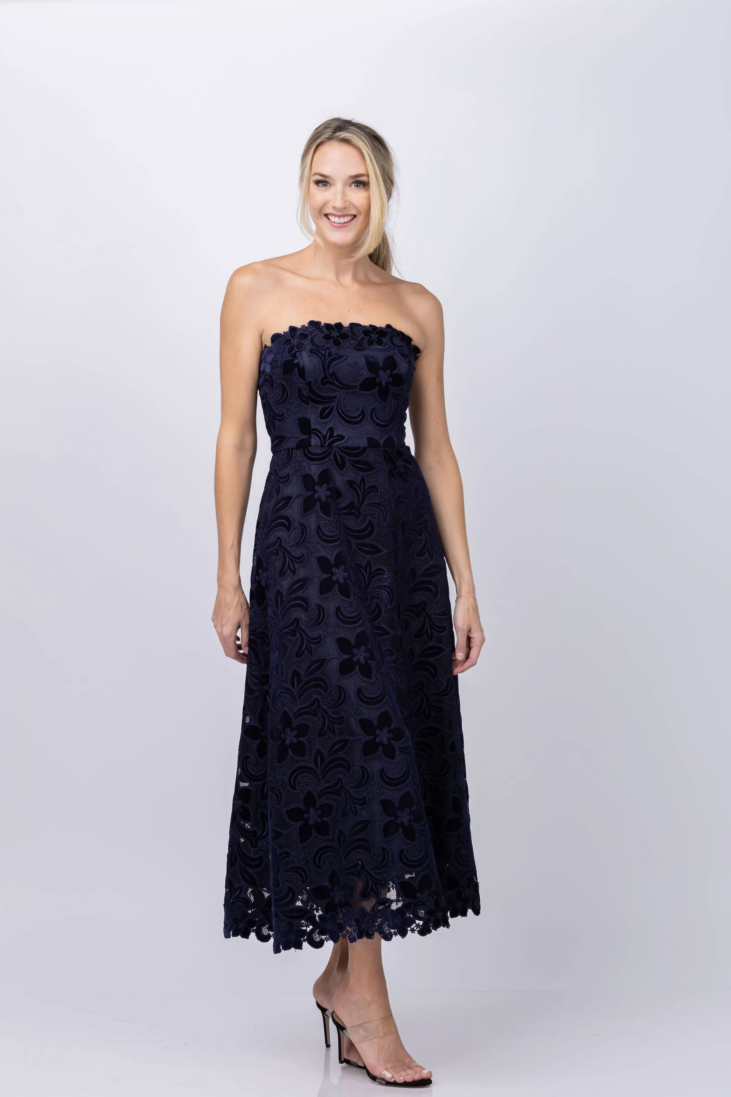 Shoshanna Anessa Dress in Navy
