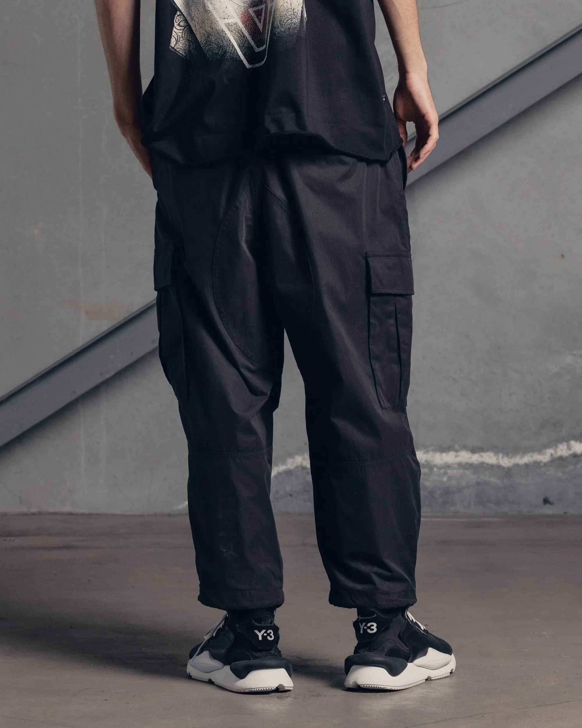 The Anti Order Buffalo Cargo Joggers Black