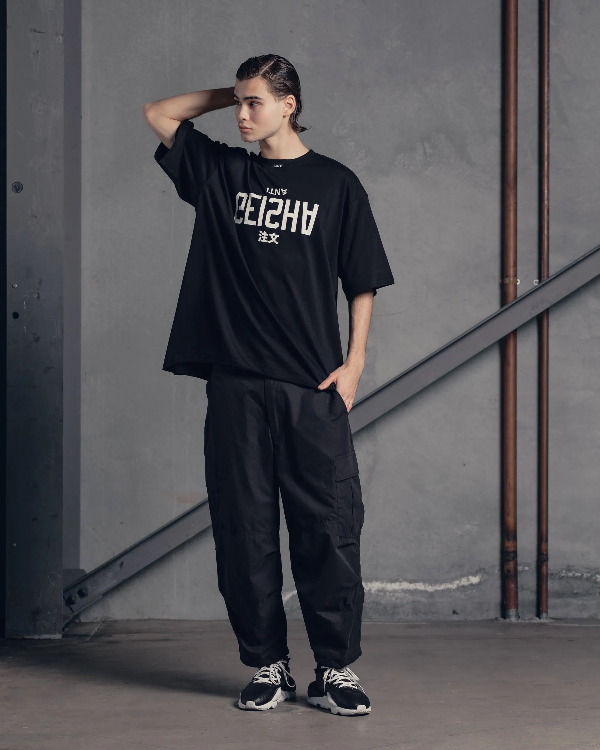 The Anti Order Buffalo Cargo Joggers Black