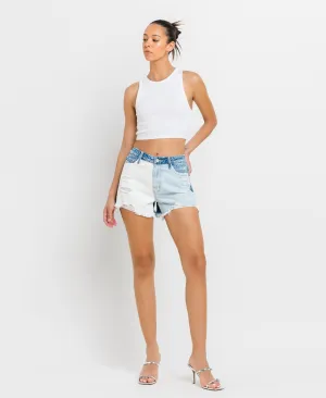 Vervet by Flying Monkey Rebecca Color Block Shorts
