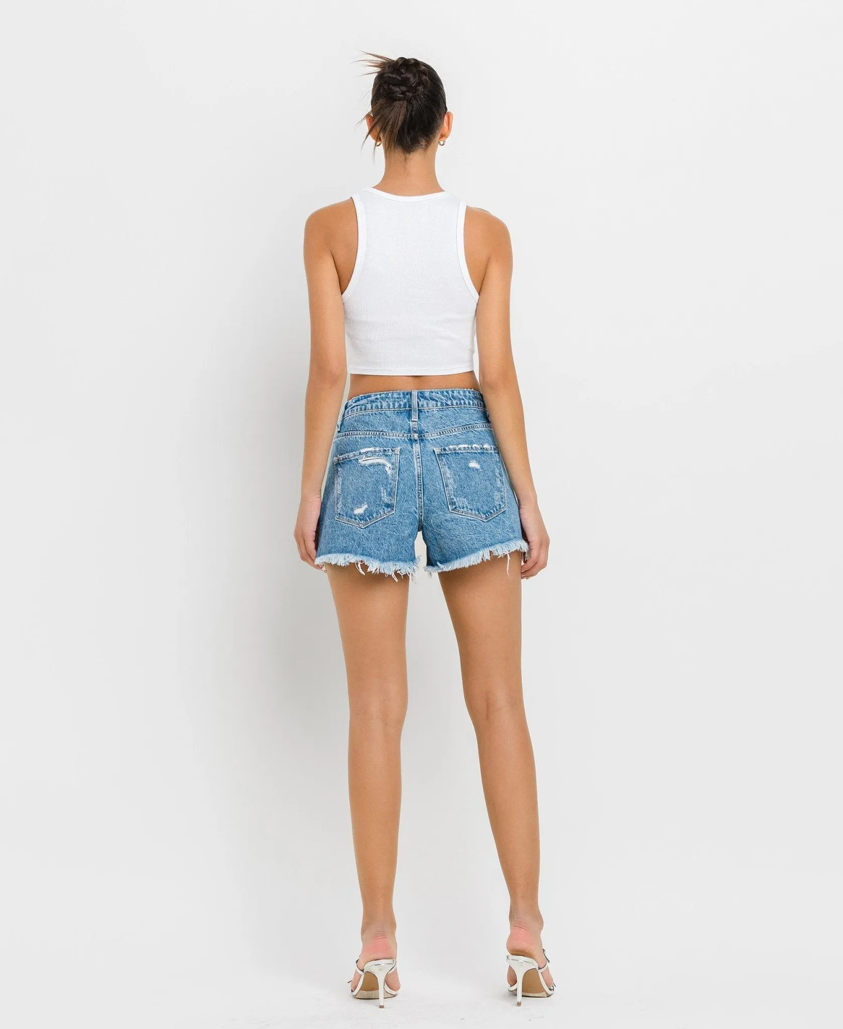 Vervet by Flying Monkey Rebecca Color Block Shorts
