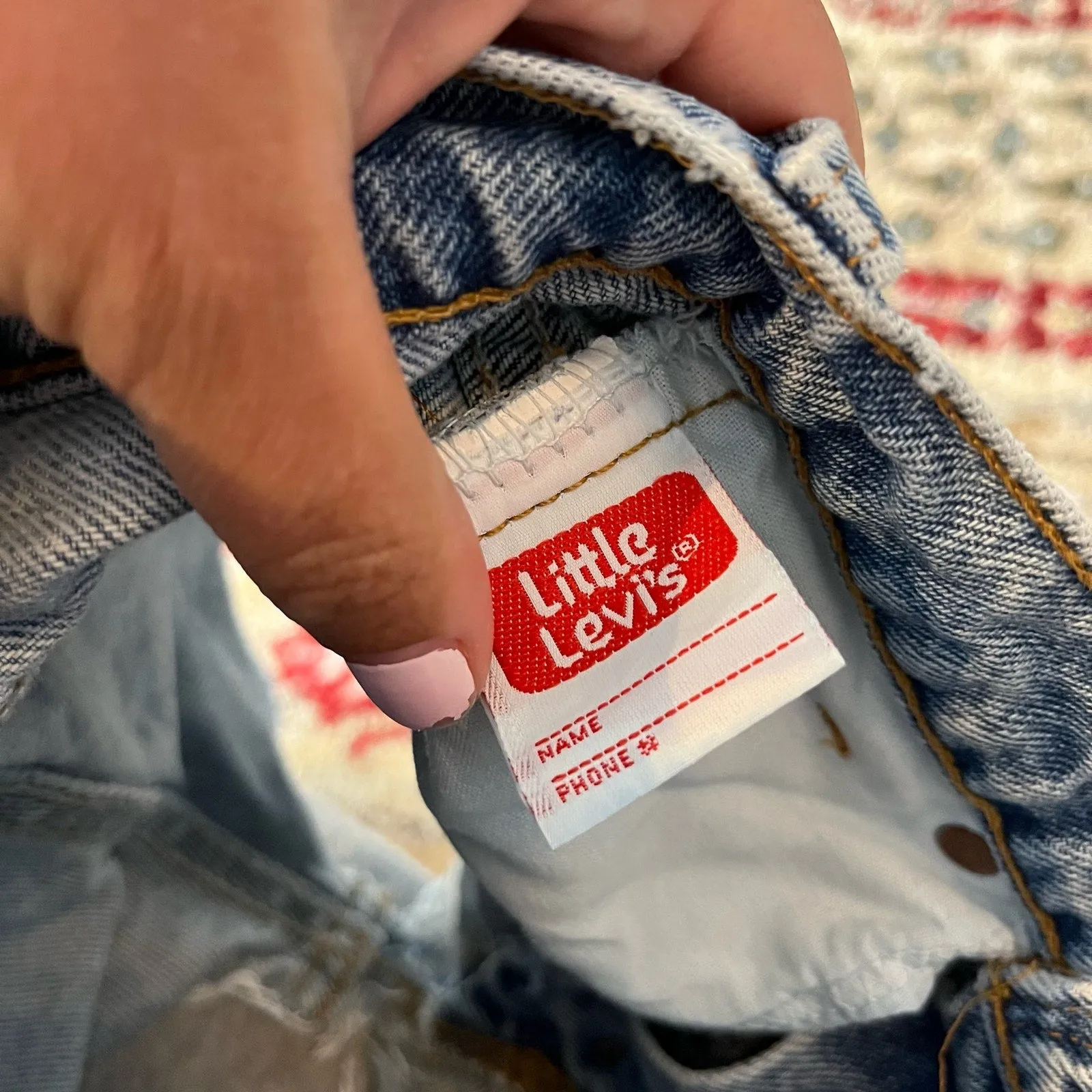 Vintage Levi's 550 Relaxed Fit Slim Cut Off Shorts 7