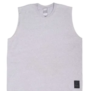 VINTAGE NIKE CENTER SWOOSH GREY TANK TOP TEE SHIRT 1990S 2XL