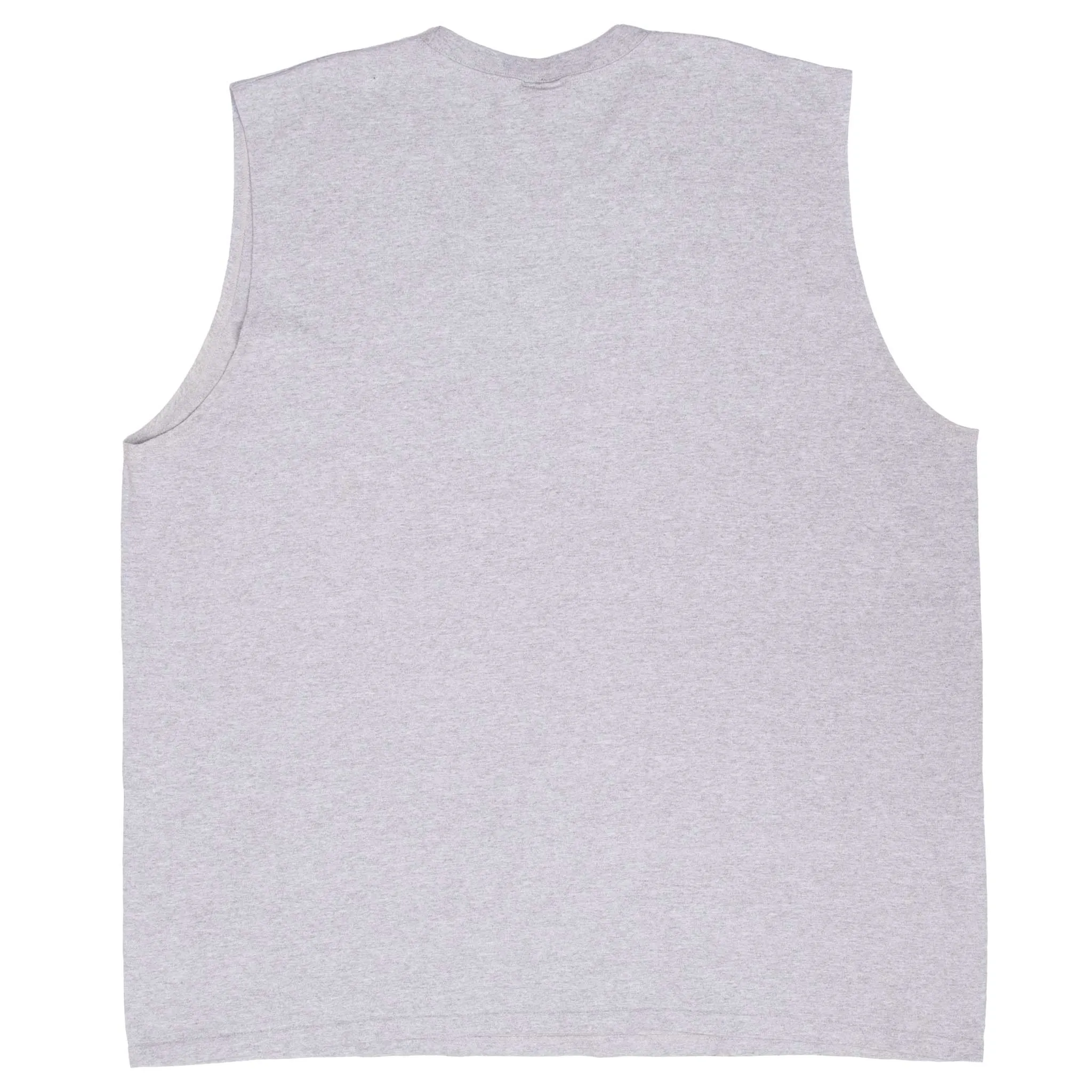 VINTAGE NIKE CENTER SWOOSH GREY TANK TOP TEE SHIRT 1990S 2XL