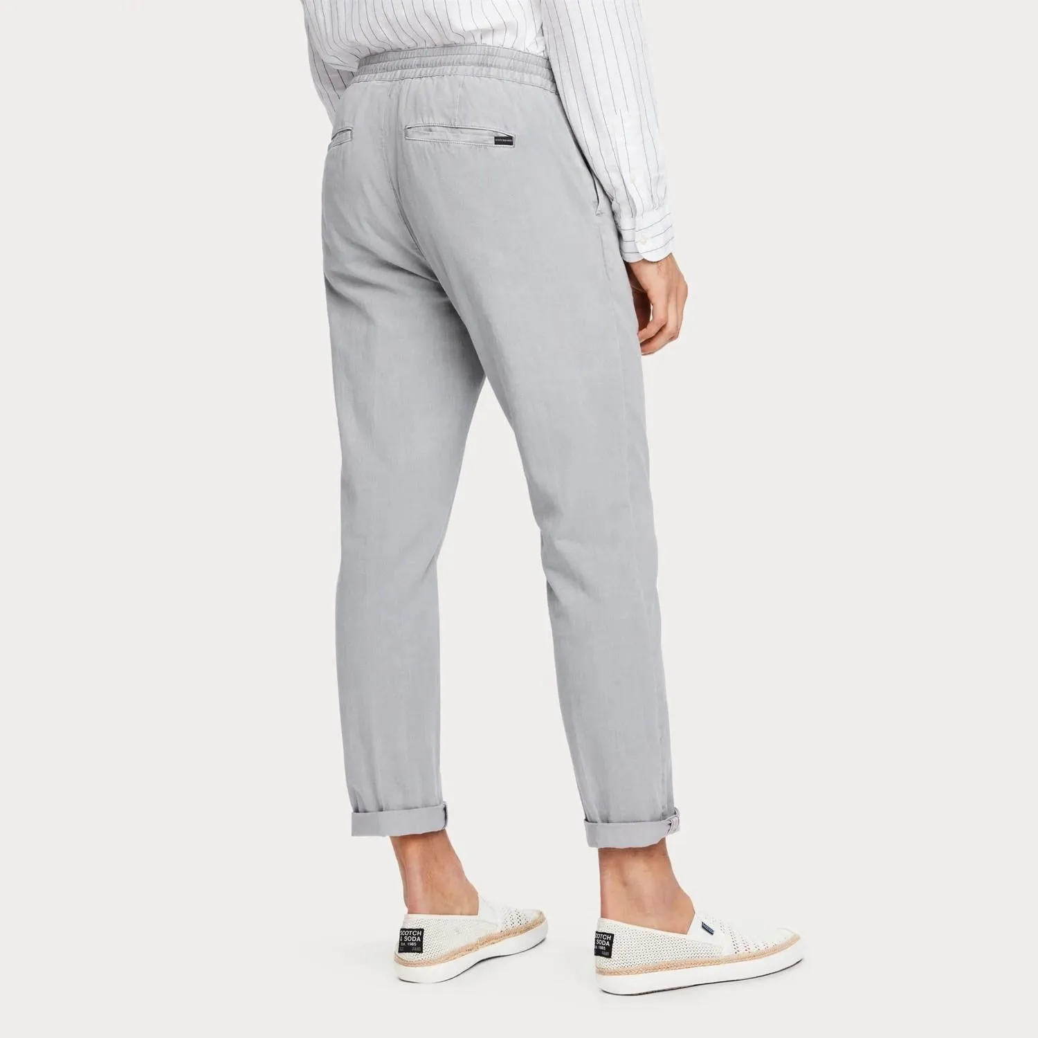 Warren Cotton-Linen Trousers (Grey)