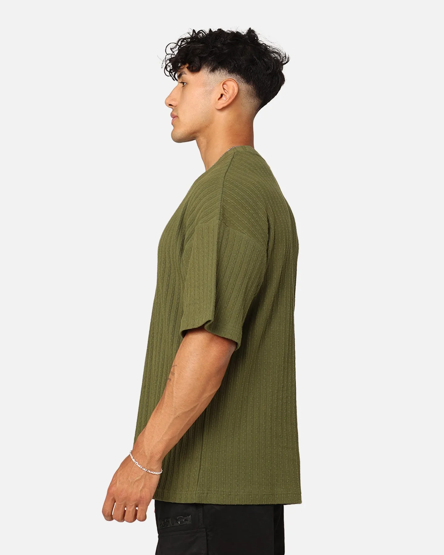XXIII Karl Knit T-Shirt Military Green