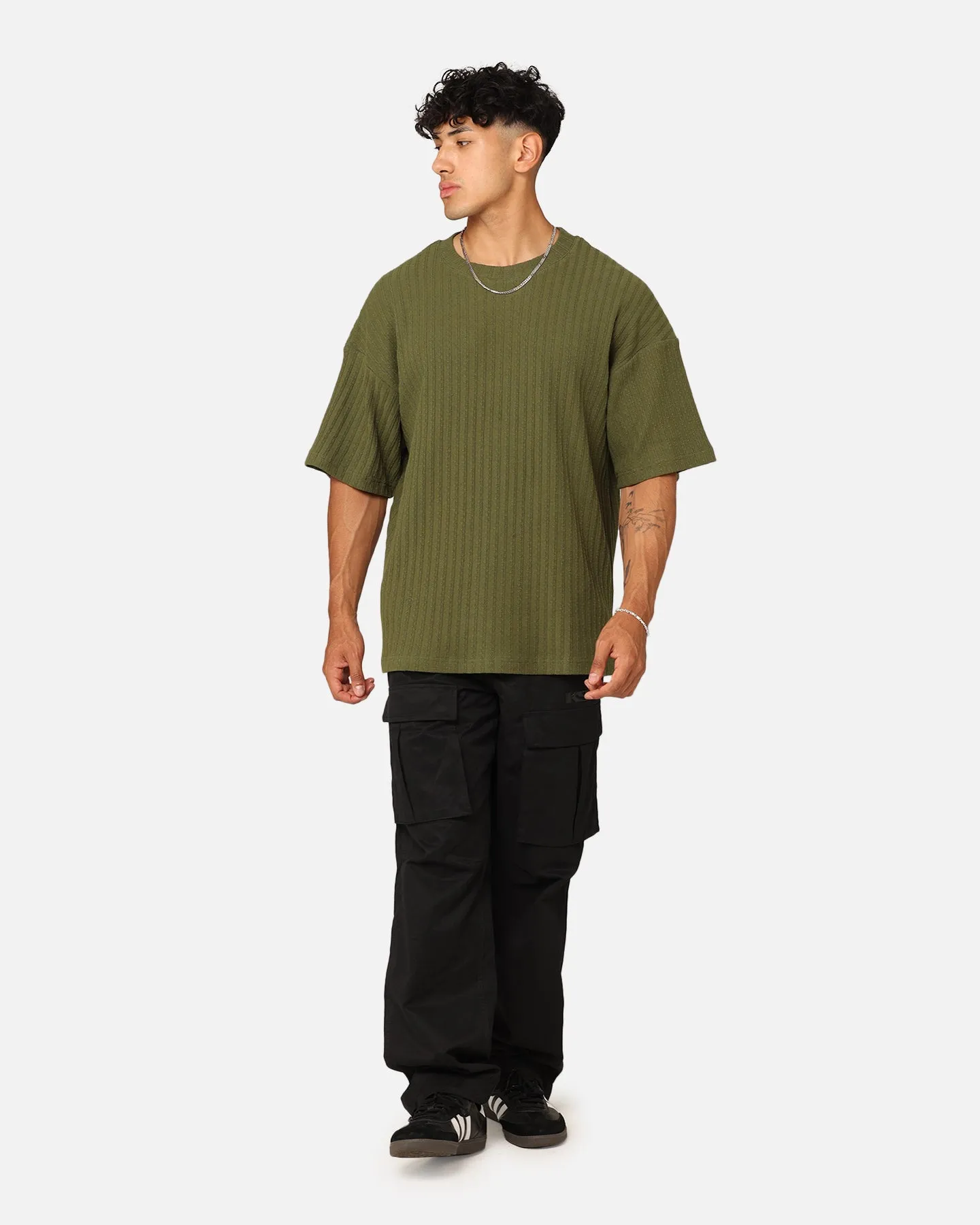 XXIII Karl Knit T-Shirt Military Green