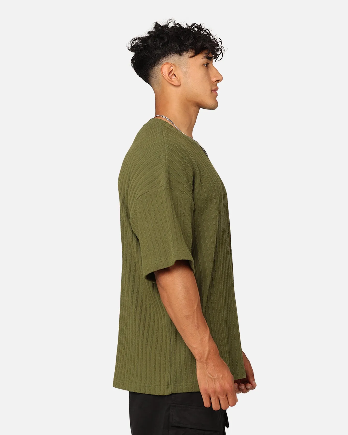 XXIII Karl Knit T-Shirt Military Green