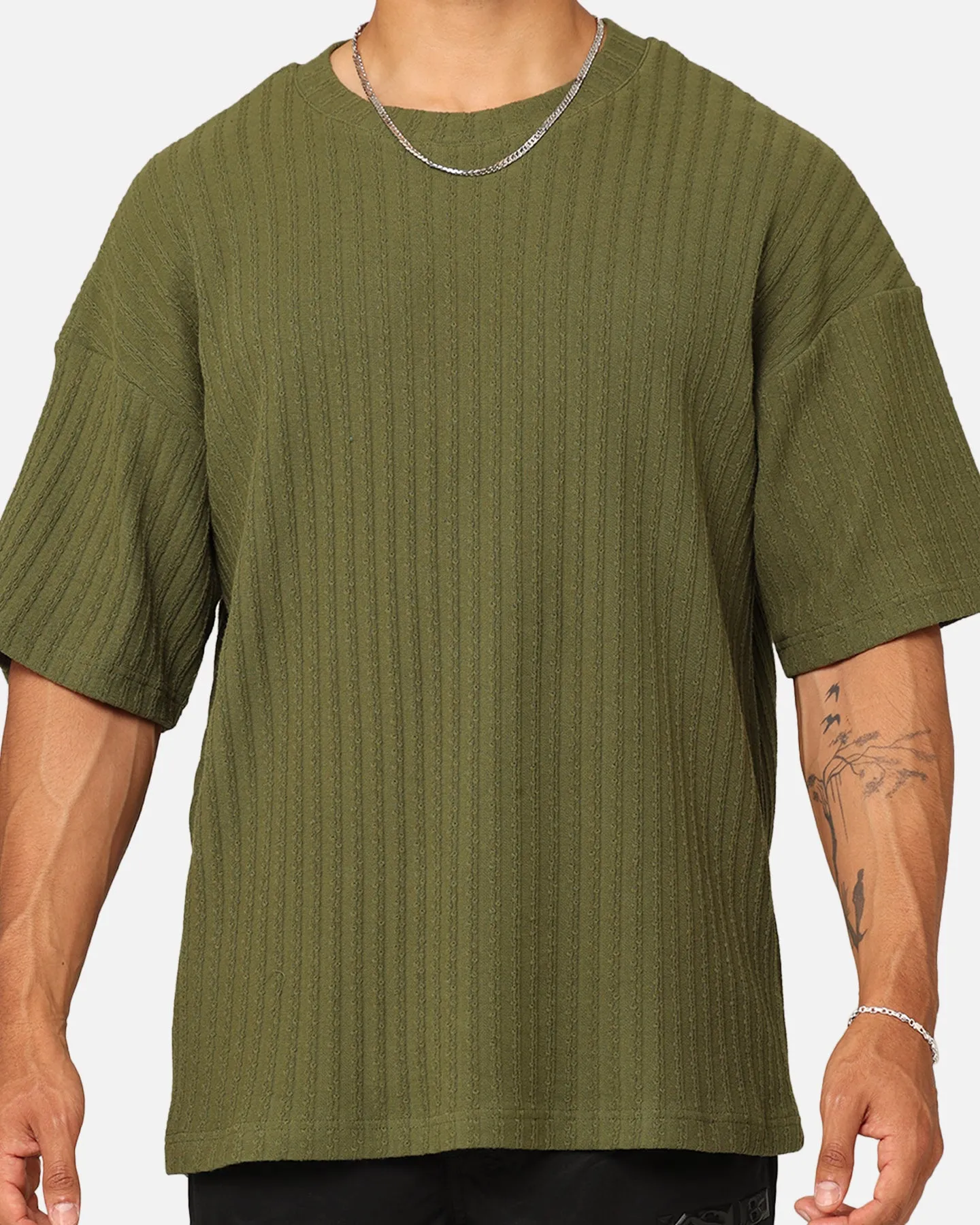 XXIII Karl Knit T-Shirt Military Green